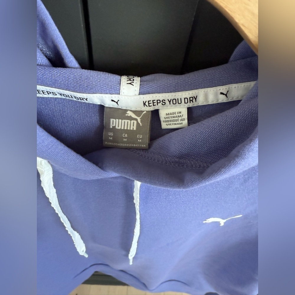 NWT • Puma Women's Modern Sport Hoodie • M • HazyBlue/purple - Picture 6 of 6